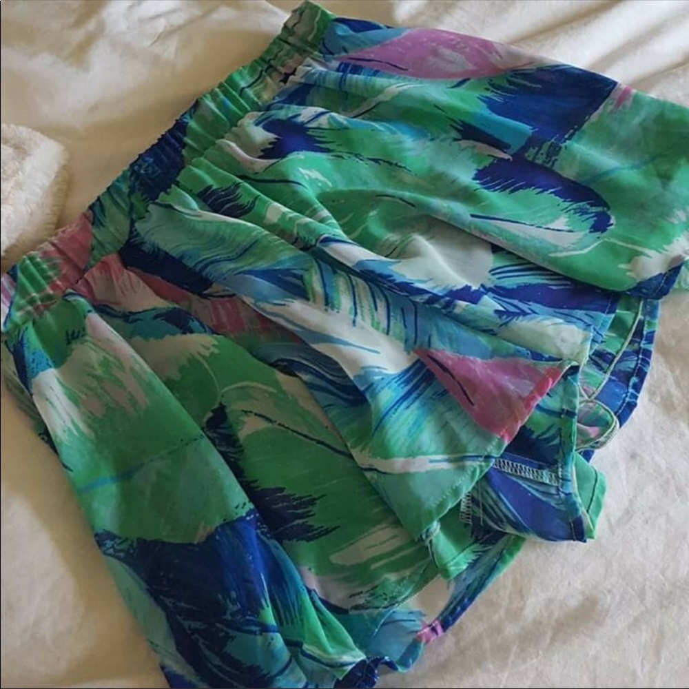 Rare 💕 SMYM Carlos Swing Shorts Key West Barbie - Picture 2 of 3